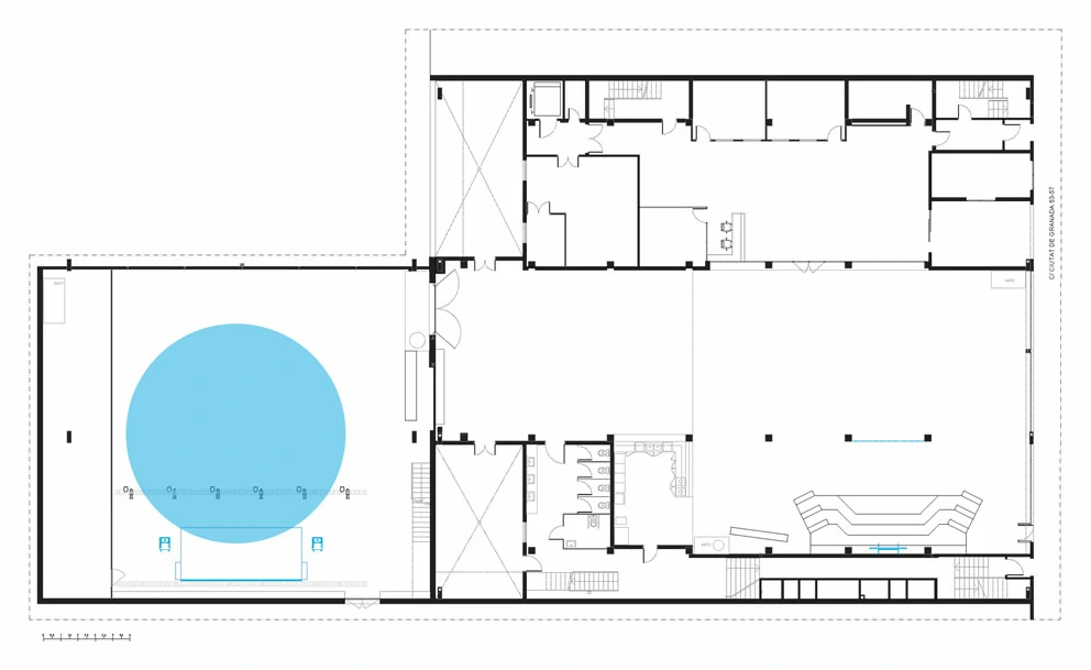 Plano sala plato